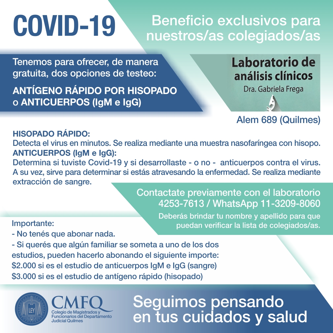 Test gratuitos de COVID-19